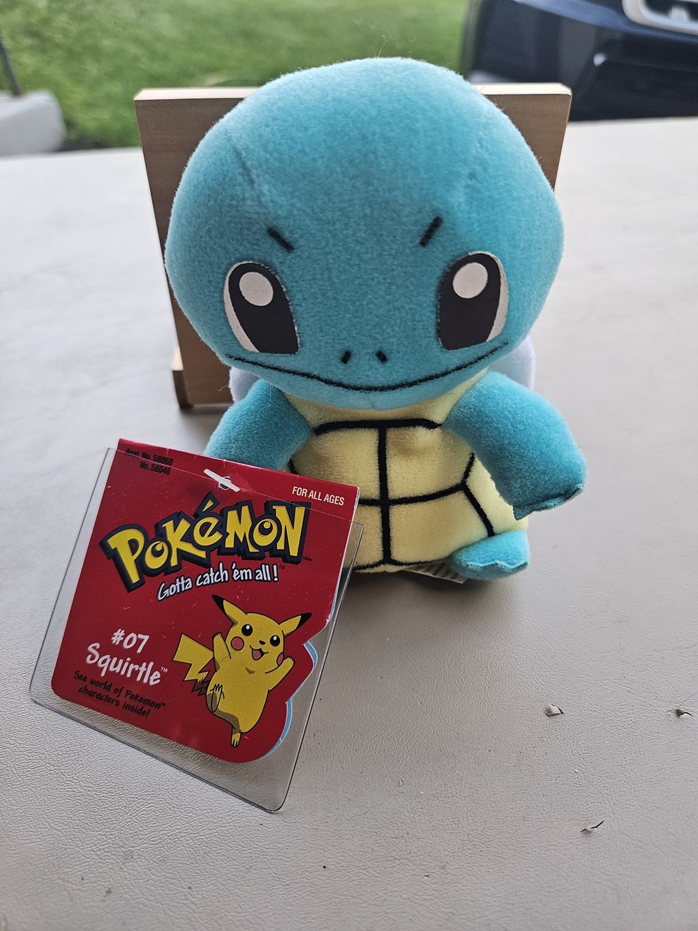 Vintage 1998 Squirtle Plush Toy - Blue